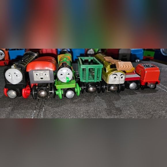 Diesel 10 - Thomas The Tank Engine & Friends Wooden Railway Magnet Trains - Picture 3 of 9